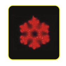 LED Motif Light, 2d copo de nieve